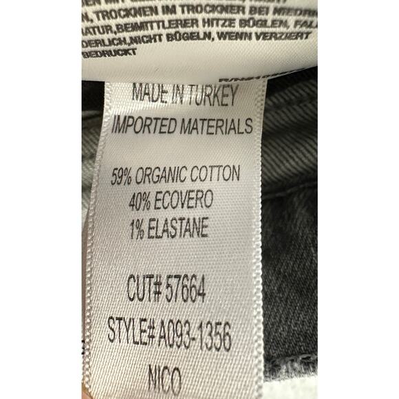 Agolde Womens Nico High Rise Slim Denim Jeans Size 28 - Picture 2 of 9